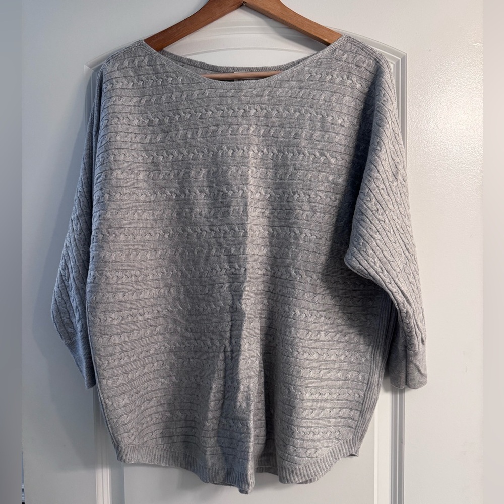 Market & Spruce Light Gray Women's Sweater